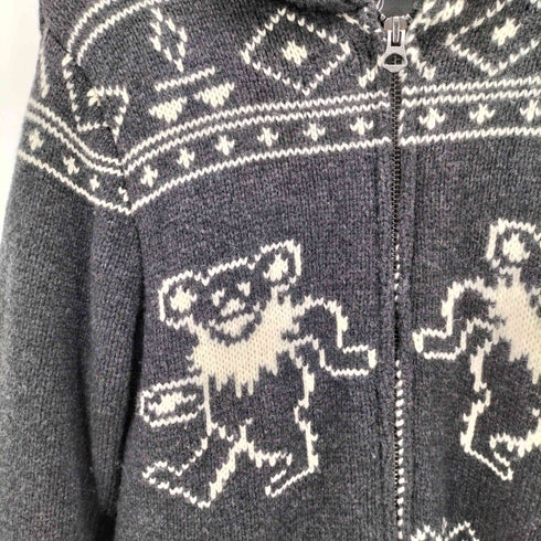 ショット Schott GRATEFUL DEAD ZIP SWEATER グレイトフル デッド ジップセーター メンズ import:M