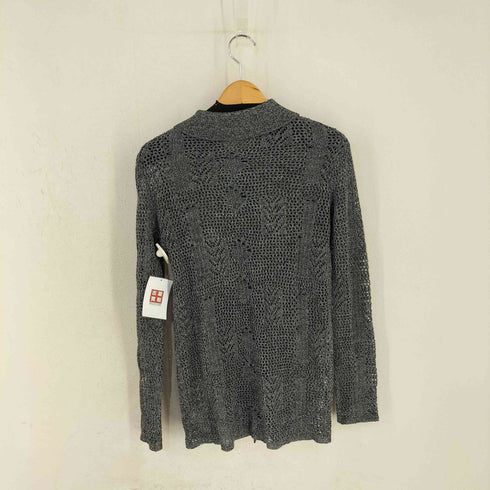 leimn 24SS メッシュニットポロシャツ カーディガン レディース M-L