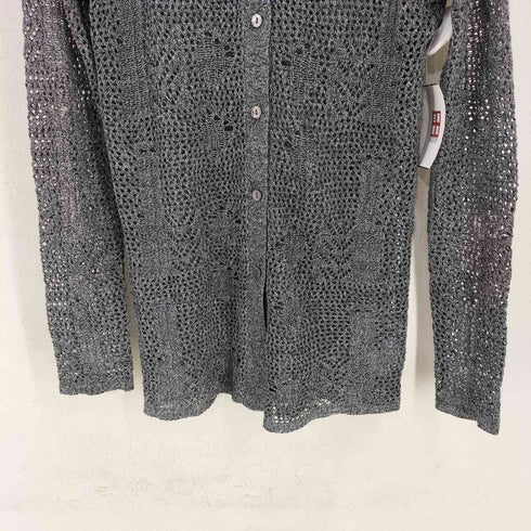 leimn 24SS メッシュニットポロシャツ カーディガン レディース M-L