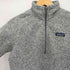 パタゴニア patagonia 15AW ロゴワッペン ハーフジップ プルオーバー ニット レディース import:S