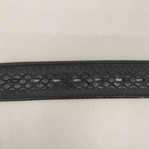 GENUINE TOP GRAIN LEATHER スタッズ ウエスタン ベルト メンズ