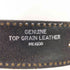 GENUINE TOP GRAIN LEATHER スタッズ ウエスタン ベルト メンズ