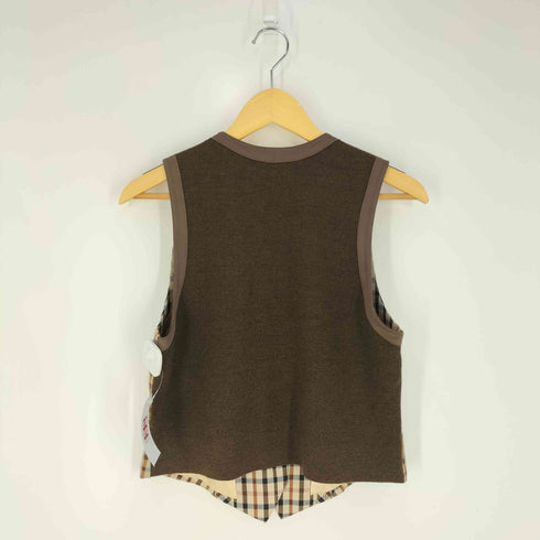 ダックスゴルフ DAKS GOLF ニット切替 チェック柄ベスト メンズ import:M