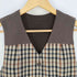 ダックスゴルフ DAKS GOLF ニット切替 チェック柄ベスト メンズ import:M