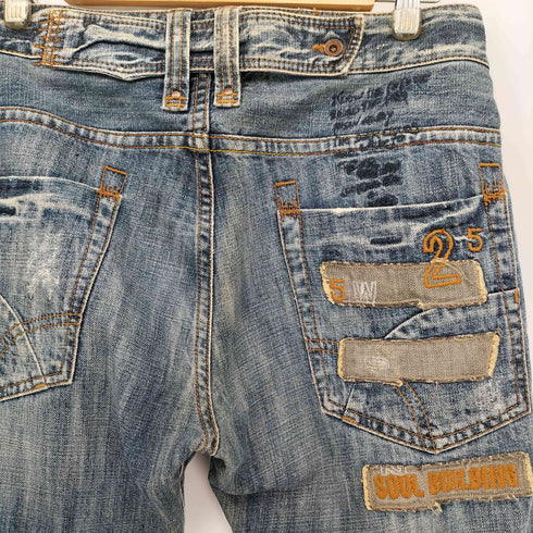 ガス GAS CRASH STRAIGHT DENIM PANTS ストレート デニム パンツ メンズ