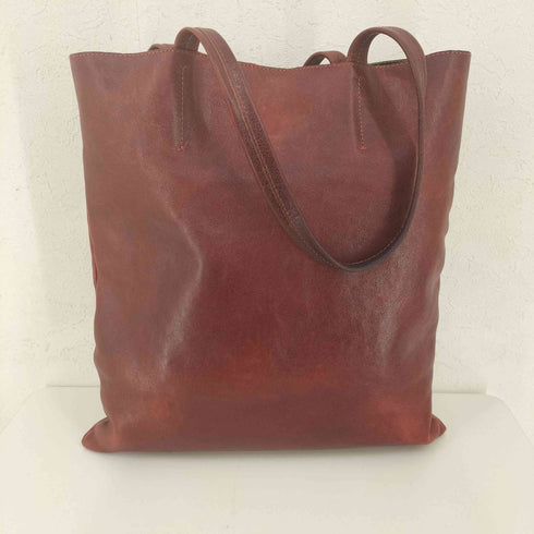 ビカーシ BICASH レザートートバッグ (RED) レディース ONE SIZE