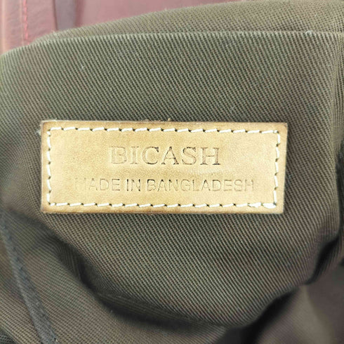 ビカーシ BICASH レザートートバッグ (RED) レディース ONE SIZE