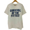 フォーティーパーセントアゲインストライツ FORTY PERCENTS AGAINST RIGHTS SURVIVAL OF THE FITTEST 半袖Tシャツ メンズ import:L