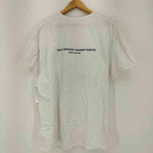 フォーティーパーセントアゲインストライツ FORTY PERCENTS AGAINST RIGHTS SURVIVAL OF THE FITTEST 半袖Tシャツ メンズ import:L