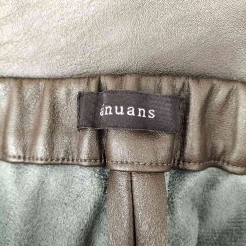 アニュアンス anuans 23AW フェイクレザースキニーパンツ レディース JPN:S