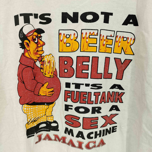 IT'S NOT A BELLY IT'S A FUEL TANK FOR A SEX MACHINE 半袖Tシャツ メンズ import:XXL