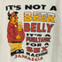 IT'S NOT A BELLY IT'S A FUEL TANK FOR A SEX MACHINE 半袖Tシャツ メンズ import:XXL