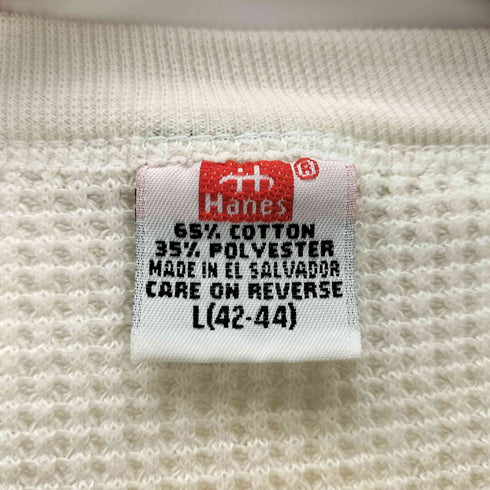 ヘインズ Hanes L/S サーマルTシャツ レディース JPN:L