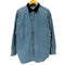ビルブラス BILL BLASS L/S 襟ベロア切替デニムシャツ レディース JPN:L