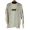 poneycomb 袖プリントデザイン L/S Tシャツ メンズ