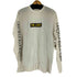 poneycomb 袖プリントデザイン L/S Tシャツ メンズ