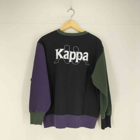 カッパ Kappa 両面刺繍&プリントクルーネックスウェット メンズ JPN:M