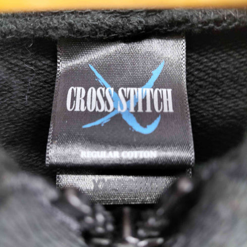 クロスアンドスティッチ CROSS&STITCH 袖プリントデザインジップパーカー メンズ import:XXL