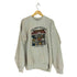 リー Lee USA製 90s 霜降り フロントプリントクルーネックスウェット メンズ JPN:XL