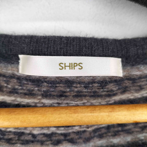 シップス SHIPS ネイティブ柄カーディガン レディース