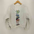 レフトアローン LEFT ALONE DOCKING SWEAT キャラクター 刺繍 ドッキング スウェット レディース FREE