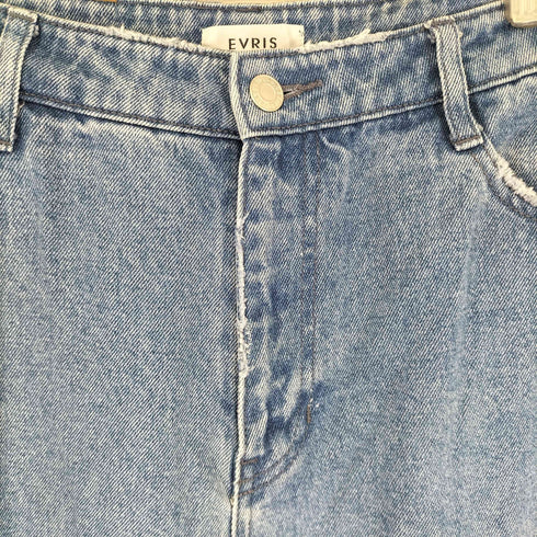 エヴリス EVRIS ワイドデニムパンツ レディース JPN:M