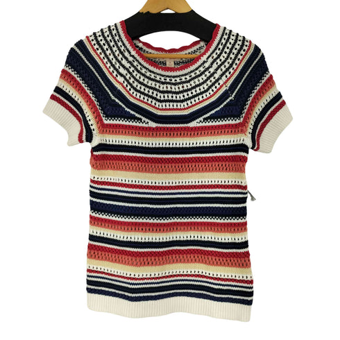 ブルックスブラザーズレッドフリース BROOKS BROTHERS REDFLEECE 総柄マルチカラーニット レディース JPN:XS