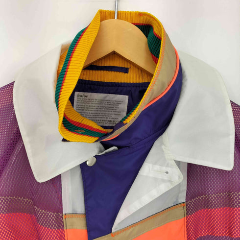 カラー kolor 23SS シースルーナイロン メッシュコート メンズ JPN:2