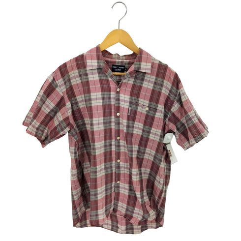 フレッドペリー FRED PERRY 日本製 コットン 開襟 チェック S/S シャツ メンズ import:M
