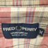 フレッドペリー FRED PERRY 日本製 コットン 開襟 チェック S/S シャツ メンズ import:M