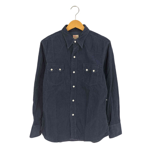 リーバイス Levis 復刻 WESTERN WEAR 菱形ボタン コーデュロイ ウエスタンシャツ メンズ import:M