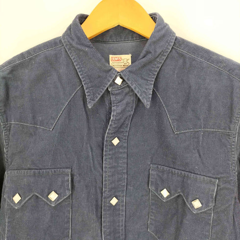 リーバイス Levis 復刻 WESTERN WEAR 菱形ボタン コーデュロイ ウエスタンシャツ メンズ import:M