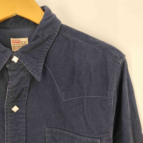リーバイス Levis 復刻 WESTERN WEAR 菱形ボタン コーデュロイ ウエスタンシャツ メンズ import:M