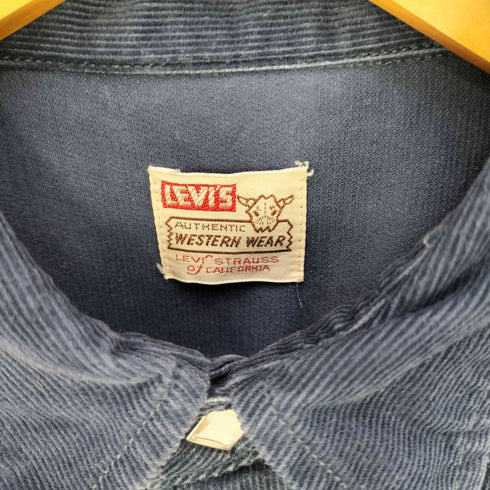 リーバイス Levis 復刻 WESTERN WEAR 菱形ボタン コーデュロイ ウエスタンシャツ メンズ import:M