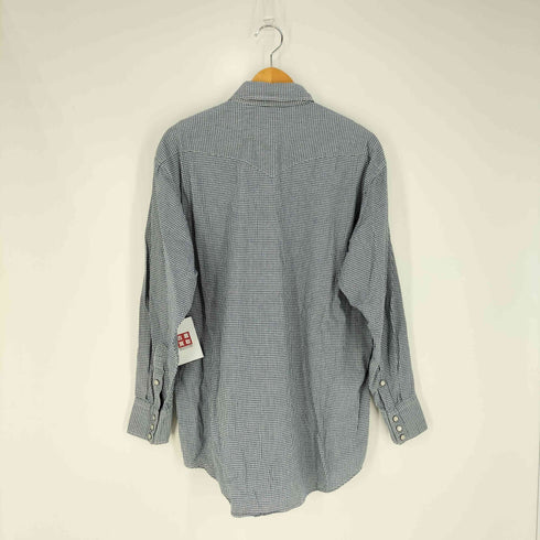 ラングラー Wrangler ギンガムチェック ウエスタンシャツ メンズ import:L