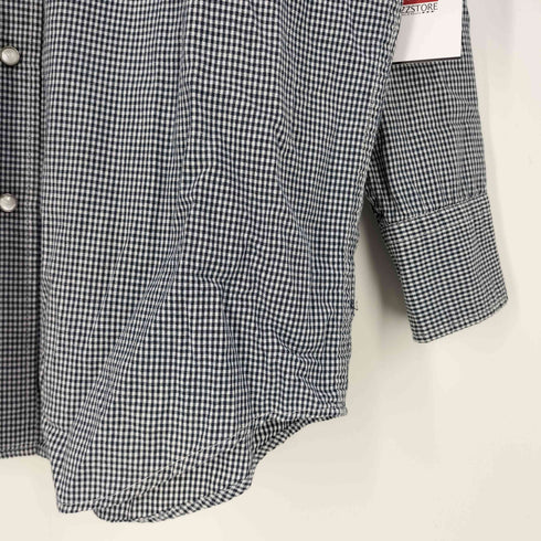 ラングラー Wrangler ギンガムチェック ウエスタンシャツ メンズ import:L