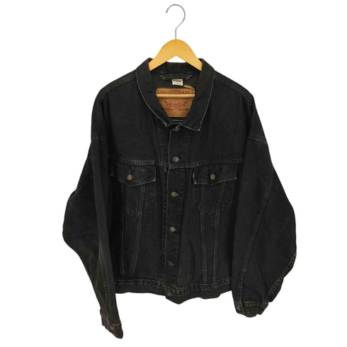 リーバイス Levis 90S 70598-4159 後染め ブラックデニム トラッカージャケット 92年製 メンズ import:XL