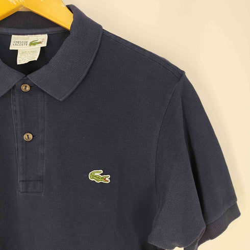 シュミーズラコステ CHEMISE LACOSTE フランス製 ロゴ刺繍 鹿の子 ポロシャツ メンズ 2