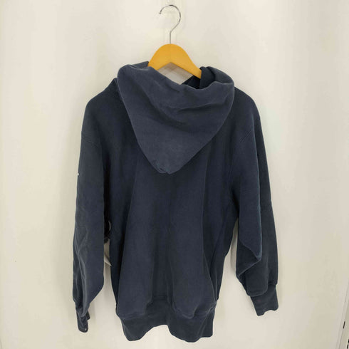 チャンピオン Champion 90S USA製 刺繍タグ REVERSE WEAVE L.B.I カレッジプリント プルオーバーパーカー メンズ import:XL