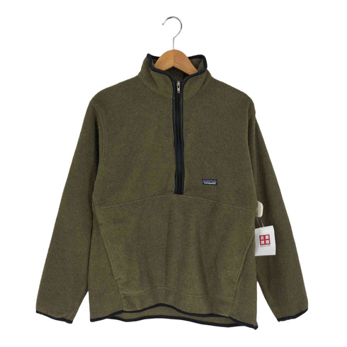 パタゴニアシンチラ PATAGONIA SYNCHILLA ロゴパッチ ハーフジップ プルオーバーフリース メンズ import:M