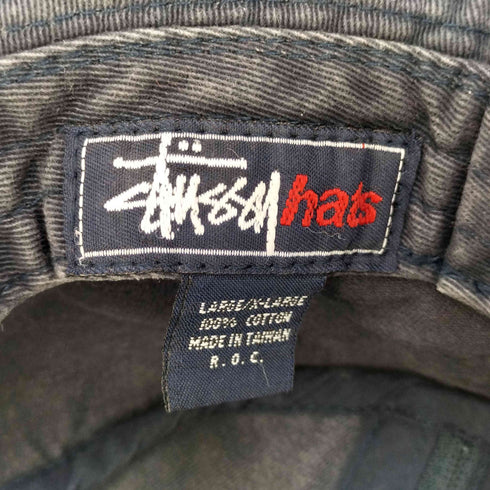 ステューシー Stussy hats 90s 台湾製 ロゴ刺繍 バケットハット メンズ LARGE/X-LARGE