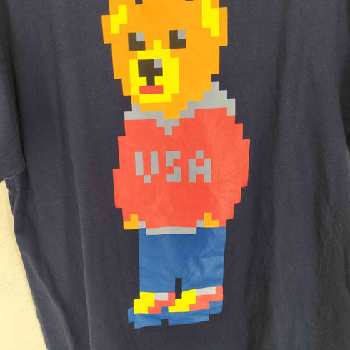 ジエダ Jieda ピクセルドット画 フロントプリントTシャツ メンズ JPN:2