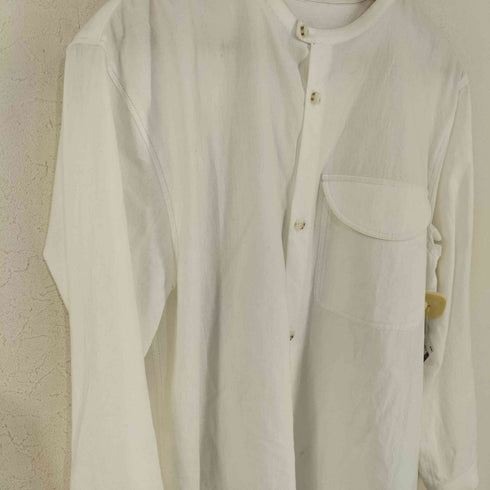 WALDE 24SS コットン バンドカラーシャツ メンズ JPN:42