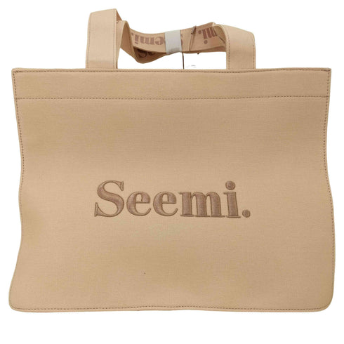 ナイスクラップ NICE CLAUP 23AW Seemi. by logo tote bag レディース
