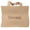ナイスクラップ NICE CLAUP 23AW Seemi. by logo tote bag レディース