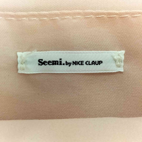 ナイスクラップ NICE CLAUP 23AW Seemi. by logo tote bag レディース
