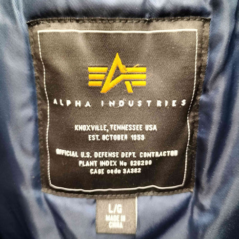 アルファインダストリーズ ALPHA INDUSTRIES N3B 中綿フライトジャケット メンズ L/G
