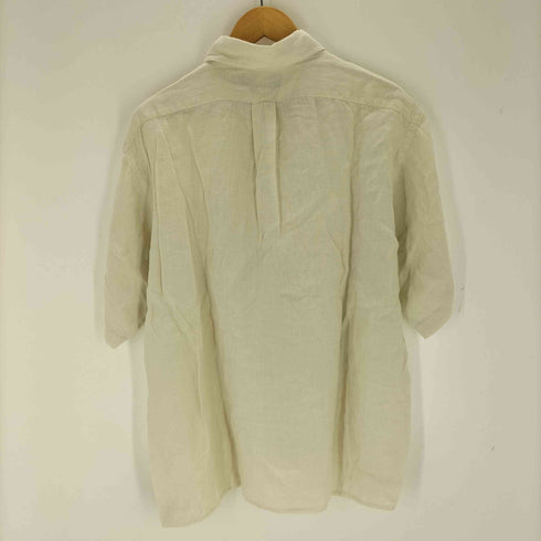 ラルフローレン RALPH LAUREN BLAIRE リネン100 半袖ボタンダウンシャツ メンズ JPN:L