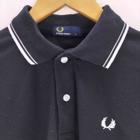 フレッドペリー FRED PERRY ロゴ刺繍 ポロシャツ メンズ JPN:L