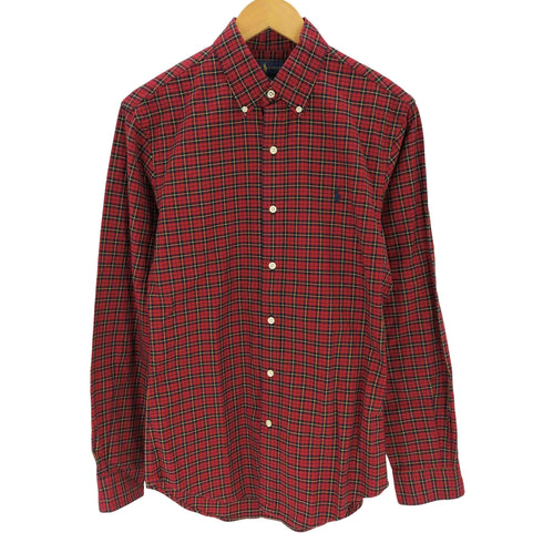ラルフローレン RALPH LAUREN チェック柄 オックスフォードシャツ メンズ JPN:S